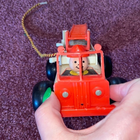 Fisher Price Vintage firman and fire truck read Description - Picture 1 of 11